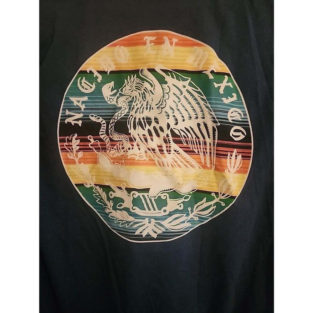 Freedom Ranch Men's T-shirt Mexico Flag Eagle Sz S NWT Excellent CR6